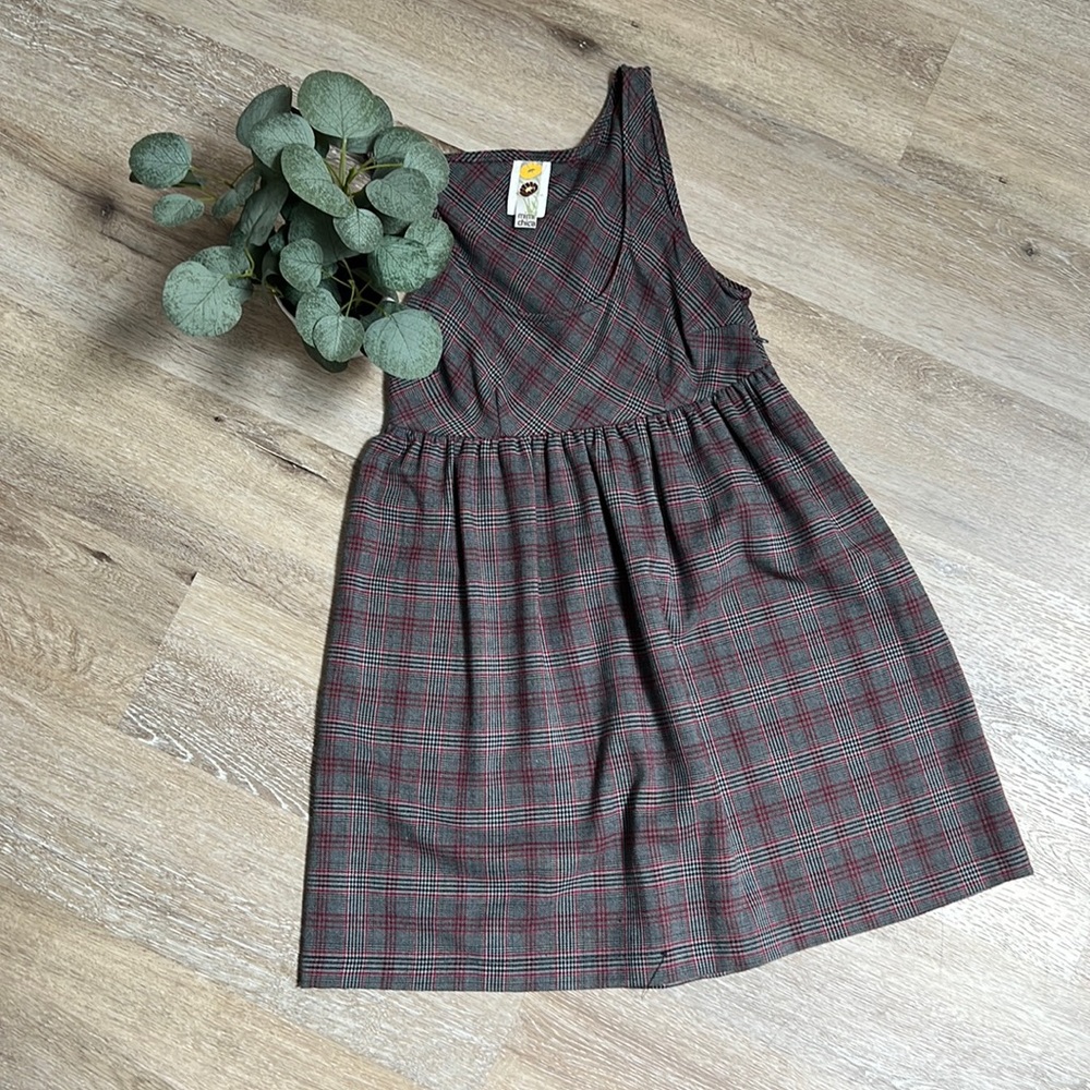 Mima Chica Plaid Jumper Dress Size Small